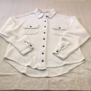 NWOT Hippy Rose White Women’s Long-Sleeved Top